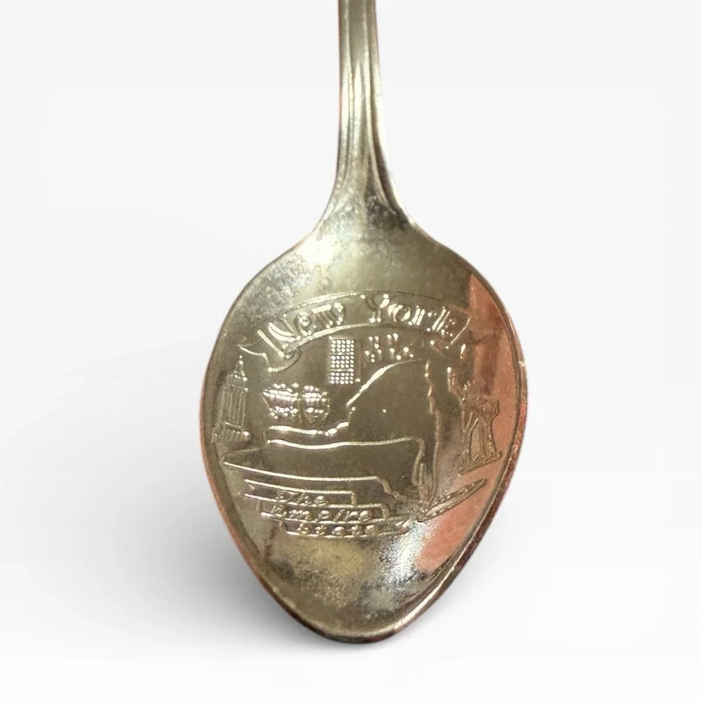 Lot of (2)‎ New York State Souvenir Spoons Collectible